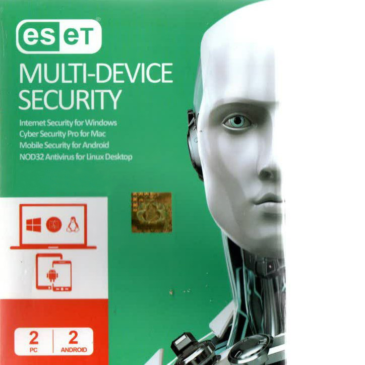 آنتی ویروس یکساله دو کاربره ESET MULTI-DEVICE SECURITY 2User 1Year