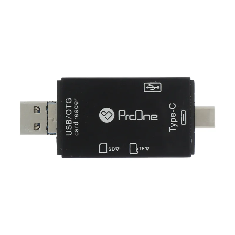 مبدل USB-C / USB / microUSB به SD / USB / TF پرووان مدل PCO03